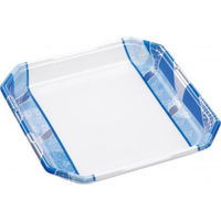 エフピコ 発泡トレー しゃぶしゃぶ3人浅LS 鮮彩青 40130336 1ケース(400個(50個×8))（直送品）