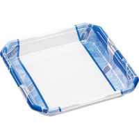 エフピコ 発泡トレー しゃぶしゃぶ1人浅(V) 鮮彩青 42201111 1ケース(600個(50個×12))（直送品）