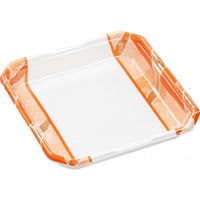 エフピコ 発泡トレー しゃぶしゃぶ1人浅(V) 鮮彩オレンジ 42211111 1ケース(600個(50個×12))（直送品）