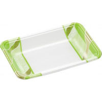 エフピコ 発泡トレー FLB-A13-30 鮮彩緑 4F170136 1ケース(1800個(100個×18))（直送品）