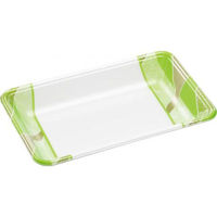 エフピコ 発泡トレー FLB-Y15-33 鮮彩緑 4F172159 1ケース(1200個(100個×12))（直送品）