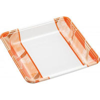 エフピコ 発泡トレー FLB-A20-30 鮮彩オレンジ 4F180206 1ケース(1200個(100個×12))（直送品）