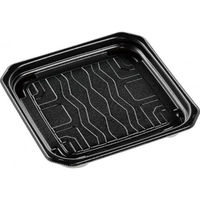 エフピコ 惣菜容器 MFPパシオ18-18 黒 4M007051 1ケース(600個(50個×12))（直送品）