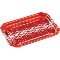 エフピコ 惣菜容器 MFPパシオ19-13 チアレッド 4M007064 1ケース(800個(50個×16))（直送品）