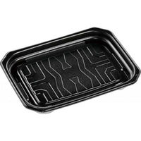 エフピコ 惣菜容器 MFPパシオ19-15 黒 4M007071 1ケース(800個(50個×16))（直送品）