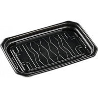 エフピコ 惣菜容器 MFPパシオ22-15 黒 4M007091 1ケース(600個(50個×12))（直送品）