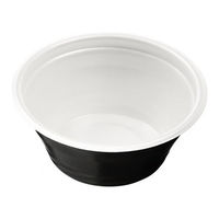 エフピコ 麺容器 DLV麺丼16(68)MFP 白黒 4M021663 1ケース(600個(50個×12))（直送品）
