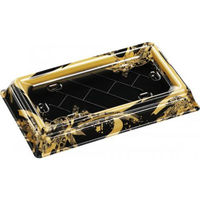 エフピコ 寿司桶 祝賀桶25-14 10貫PTおり姫金 53622514 1ケース(400個(50個×8))（直送品）