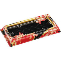 エフピコ 寿司桶 祝賀桶30-14 12貫PTおり姫赤 53633014 1ケース(400個(50個×8))（直送品）