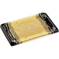 エフピコ 寿司容器 麗角 2-4 箔おし金 54010204 1ケース(600個(50個×12))（直送品）