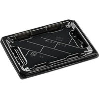 エフピコ 寿司容器 麗角 2-3 黒 54030203 1ケース(800個(50個×16))（直送品）