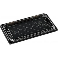 エフピコ 寿司容器 麗角 2-5 黒 54030205 1ケース(600個(50個×12))（直送品）