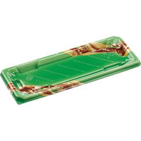 エフピコ 寿司容器 麗角 1-6 うるわし緑 54050106 1ケース(600個(50個×12))（直送品）