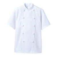 住商モンブラン 6-612_5L コックコート 兼用 半袖 白 5L 1ケース(1個)（直送品）