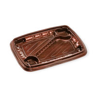 エフピコ 弁当容器 MSDレイア24-18-3 Mオーク 7E012430 1ケース(600個(50個×12))（直送品）