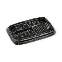 エフピコ 弁当容器 MSDレイア23-15-1 黒 7E012455 1ケース(600個(50個×12))（直送品）