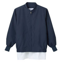 住商モンブラン 白衣 8-459_SS ジャンパー 兼用 長袖 ネイビー SS 1ケース(1個)（直送品）