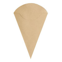 天満紙器 スナック袋 TSK06 未晒無地三角袋 Pizza 8906508 1ケース(2000個(100個×20))（直送品）