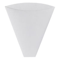 天満紙器 クレープ袋 TSK10 無地三角袋T02 白ラミ 8906526 1ケース(3000個(100個×30))（直送品）