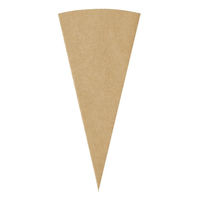 天満紙器 コーンスリーブ TSK27 フレアートップコーン-044(茶) 8906538 1ケース(2500個(100個×25))（直送品）