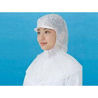 日本メディカルプロダクツ 不織布キャップ つくつく帽子 EL-201T 白 1ケース(400個(50個×8))（直送品）