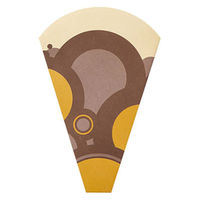 愛宝 クレープ袋 H-21-5 三角袋(サークル柄) 1ケース(2000個(50個×40))（直送品）