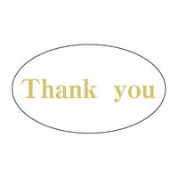 ヒカリ紙工 SMラベルX-6382(Thank you) HX6382 1ケース(400個(1個×400))（直送品）