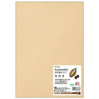 ヒサゴ プリンター用紙 サステナブルクラッポ カカオ A4 10枚入 SC01S 1ケース(5個(1個×5))（直送品）