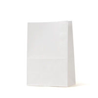 パックタケヤマ 角底袋 H3S 耐油角底袋 白無地 XZT55404 1ケース(2000個(100個×20))（直送品）