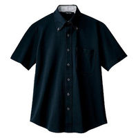 住商モンブラン ZK2712-1CB_5L ニットシャツ 兼用 半袖 黒 5L 1ケース(1個)（直送品）