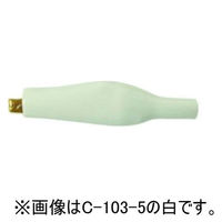 テイシン電機 シールドクリップ(大)金メッキ 黒 C-103-5B 1個（直送品）