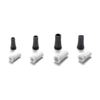 タカチ電機工業 差込型コードブッシュ(10個入) φ4.5 板厚1.5~2.0mm ブラック CBS45-15B 1袋(10個入)（直送品）