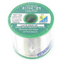 千住金属工業 鉛フリーはんだ 1.0mm 1kg巻き ESC21-F4-1.0 1個（直送品）