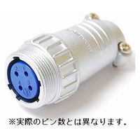 七星科学研究所 NJCアダプター(シェルφ28・24極) NJC-2824-AdF 1個（直送品）