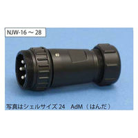 七星科学研究所 NJWアダプタ防水型(シェルφ20・3極) NJW203ADM10 1個（直送品）
