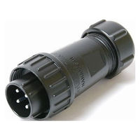 七星科学研究所 NJWプラグ防水型(シェルφ20・4極) NJW204PM6 1個（直送品）