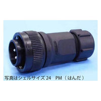 七星科学研究所 NRWプラグ防水型(シェルφ24・4極) NRW244PM8 1個（直送品）