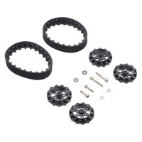 Pololu 22T トラックセット(黒) POLOLU-3030 1セット（直送品）