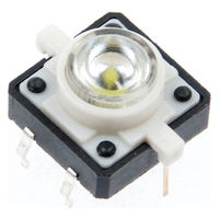 SparkFun LED付きタクトスイッチ(白) SFE-COM-10439 1個（直送品）