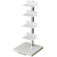 オークス ブックタワー ロータイプ 29.5×29.5×84.2cm ナチュラル
