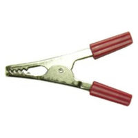 テイシン電機 ワニグチクリップ(大)赤 C-114-R 1個（直送品）