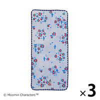 【アウトレット】MOOMIN ムーミン ブルームデイズ フェイスタオル  約34×75cm 1セット（1枚×3） 丸眞