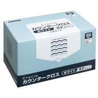 日本製紙クレシア クレシア カウンタークロス薄手タイプ ホワイト 65402 1ケース(6個(1個×6))（直送品）