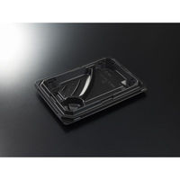 中央化学 弁当容器 CT宝台膳 23-16N BK 身 00772380 1袋(50個)（直送品）