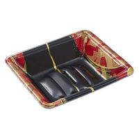 中央化学 発泡トレー 美栄え桶 15-13 けんらんR 00770232 1袋(50個)（直送品）