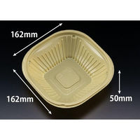 リスパック サラダ容器 バイオ リーフボウル 16-16B(50) きなり PBPX184 1ケース(900個(50個×18))（直送品）