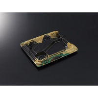 中央化学 弁当容器 CT宝台膳 23-19C 風葉BK 身 00772326 1袋(50個)（直送品）