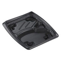 中央化学 弁当容器 CT もり弁 24-20L BK 身 00698320 1ケース(600個(50個×12))（直送品）