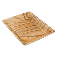 中央化学 発泡トレー 美栄え桶 20-24 木理BR 00770261 1袋(50個)（直送品）