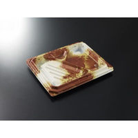 中央化学 弁当容器 CT宝台膳 23-19L 伊織BR 身 00772334 1ケース(600個(50個×12))（直送品）